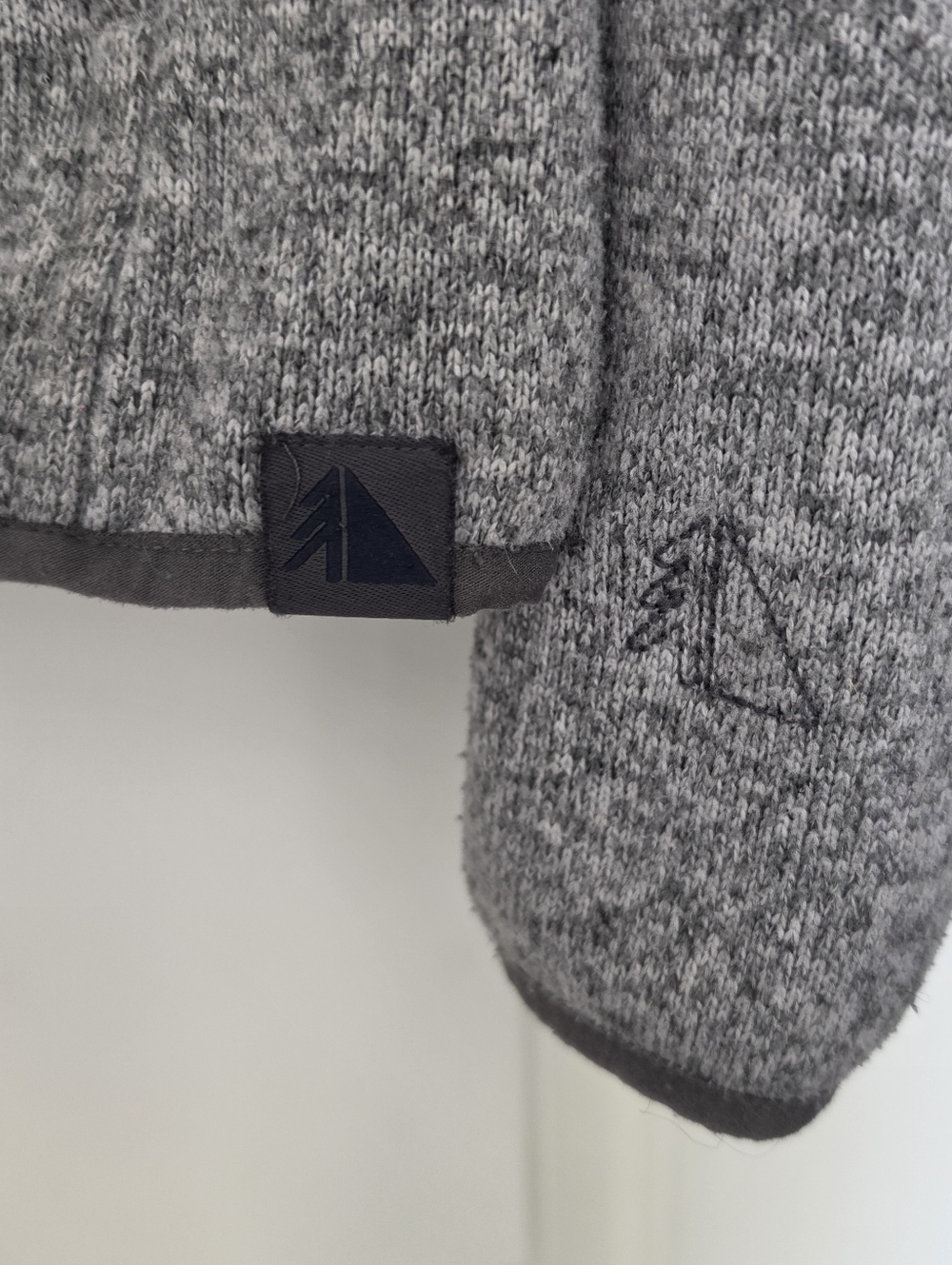 L.L.Bean Fleece Snap Pullover Gray Men’s Small Slightly Fitted Outdoor Gorpcore - Picture 3 of 7